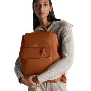 Large Leather Soft Backpack