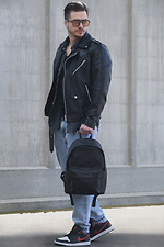Men's Backpack Compact Skin Black - Image 3