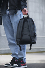 Men's Backpack Compact Skin Black - Image 4