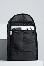 Large black youth backpack with laptop compartment and external pocket - Зображення 5