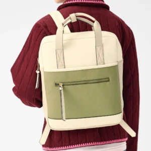 Faux Leather Backpack