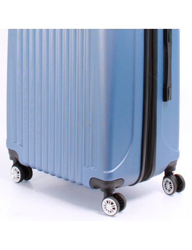 LeBagage - Large Suitcase - 74 cm - 4 Double Wheels - ABS - Зображення 3