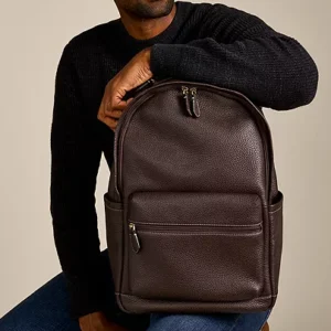 Men's Leather Backpack